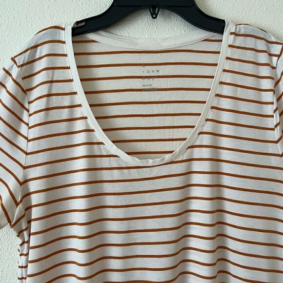 A New Day Striped Shirt M - Picture 2 of 4